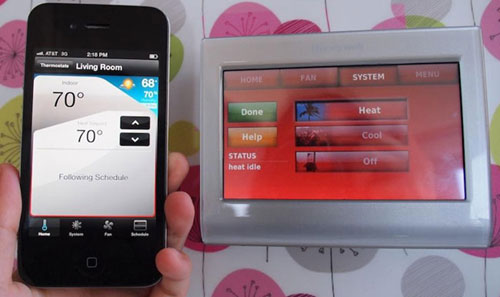 программируемый термостат Honeywell Wi-Fi Smart с управлением через смартфон - Техника для Умного Дома - Программируемый термостат Nest Learning - домашняя автоматизация