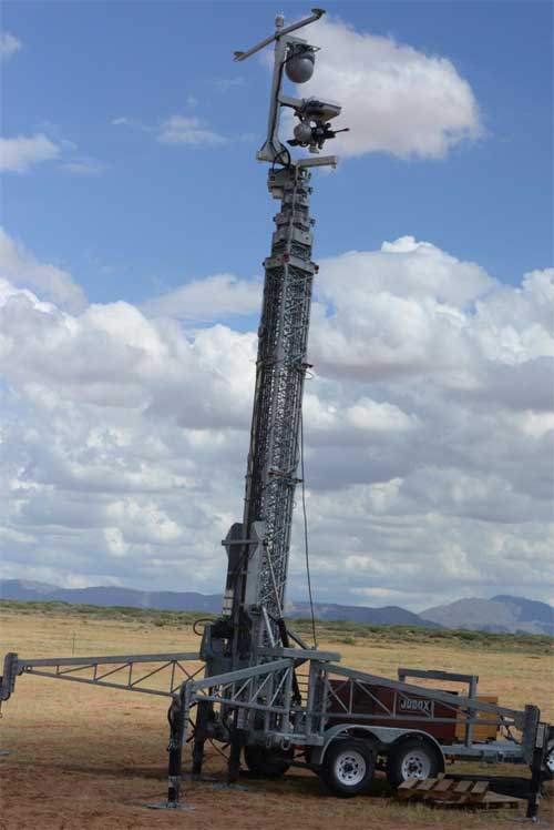 Автоматические турели Tower Hawk для защиты периметра базы