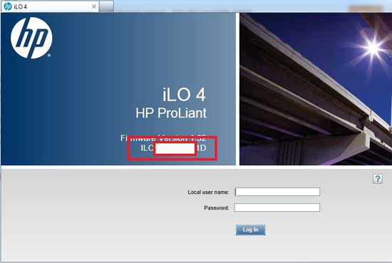 как изменить имя хоста iLo на сервере HP Proliant