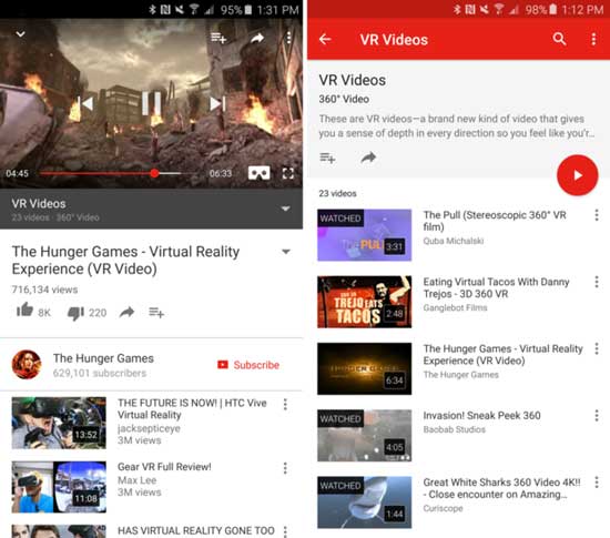 360-градусное и VR видео на Android-смартфоне: как смотреть и где скачать [видео]