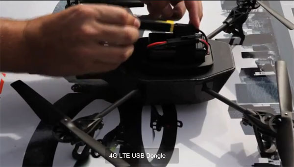 Квадрокоптер AR Drone - как управлять с планшета через LTE - тест