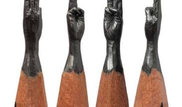Карандашная скульптура — искусство на кончике карандаша [видео]