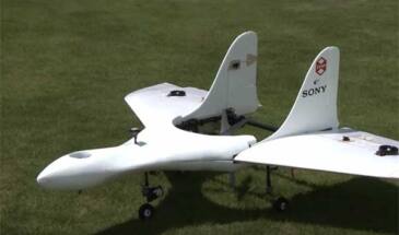Sony представила коммерческий беспилотный самолет с вертикальным взлетом [видео]