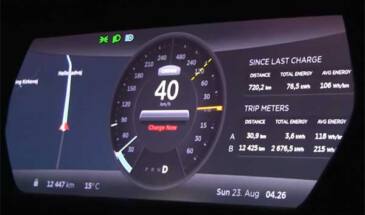 728 км на Tesla Model S: не быстро, но зато рекорд [видео]
