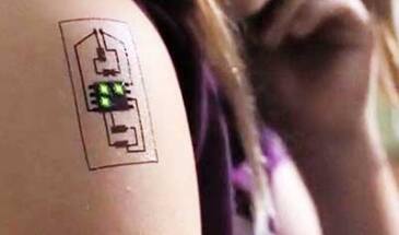 Электронная татуировка Tech Tats: фитнес-трекер, геомаркер и это как минимум