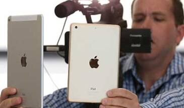 Сравнение экранов планшетов iPad Pro и iPad mini 4