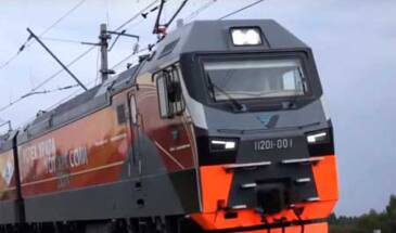 Магистральный локомотив переменного 2ЭС7 успешно прошел испытания [видео]