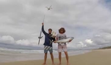 Рыбалка с дрона или охота с вертолетов на тунца [видео]