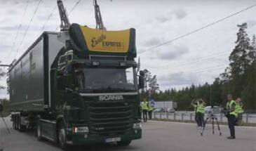 Электрогрузовики Scania — для проекта европейской елетроавтодороги [видео]