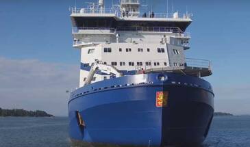 Polaris: первый в мире ледокол на СПГ-топливе передан в эксплуатацию [видео]