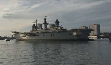 HMS Illustrious, последний из действующих авианосцев Её Величества ушел в утиль [видео]