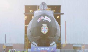 BAE Systems спустила на воду новую АПЛ Audacious для ВМС Великобритании [видео]