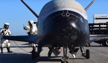 После 700 дней на орбите американский разведчик X-37B вернулся на Землю [видео]