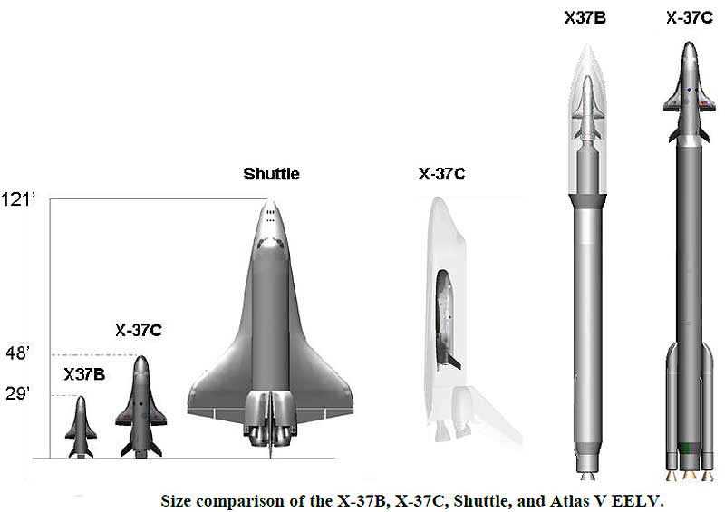 Космический дрон X-37B - маленький, загадочный, опасный