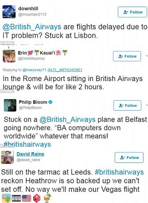 В компьютерной системе British Airways случился глобальный сбой [видео]