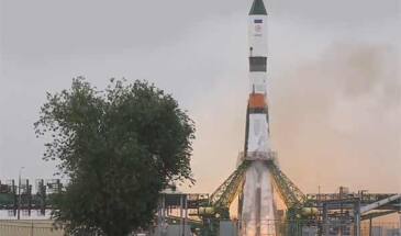 Запуск РН «Прогресс МС-06» с космодрома Байконур [видео]