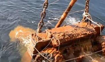 Два «Шермана» времен ВОВ подняли водолазы Северного Флота [видео]