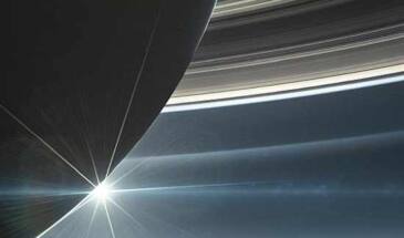 Зонд Cassini показал снимки волн в кольцах Сатурна [фото]