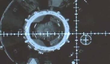 Грузовой «Тяньчжоу-1» осуществил третью автоматическую стыковку с лабораторией «Тяньгун-2» [видео]