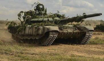 Т-72Б3 применили войска ЗВО на учениях «Запад-2017»