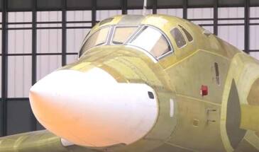 Церемония выкатки первого опытного образца Ту-160 [видео]