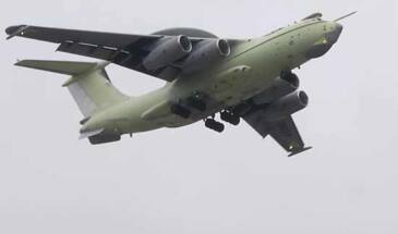 Самолет радиолокационного дозора и наведения А-100 совершил первый полет [видео]