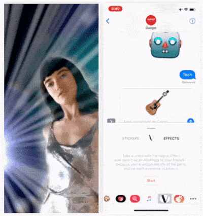 Блистательное селфи: Vogue выпустил AR-спецэффект для iPhone X