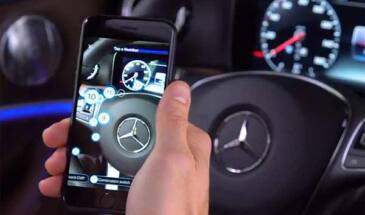Mercedes-Benz представила AR-мануал для нового E-Class [видео]