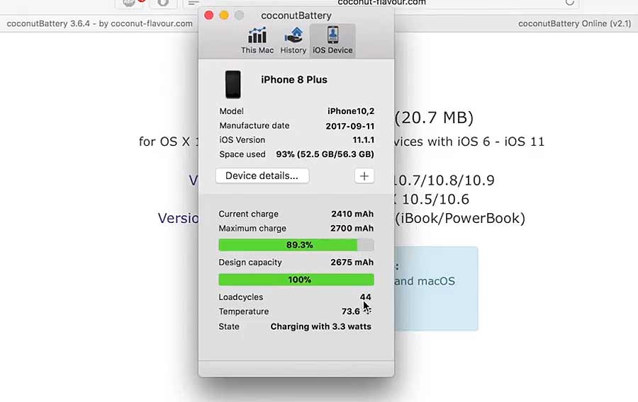Как нынче проверяется состояние батареи iPhone - пара вариантов для примера - #iPhone