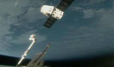 Посадка Dragon с 2т груза с МКС в Тихом океане [видео]