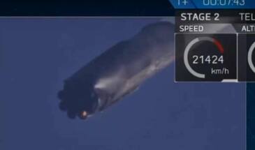 Центральный элемент Falcon Heavy посадить не удалось [видео]