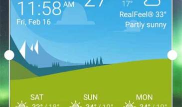 Виджет погоды и часы, как у Nokia 8: где скачать и как установить на Android-смартфон