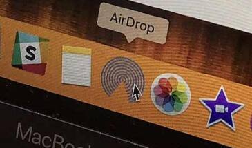 Значок AirDrop на панели Dock MacBook-а: как настроить [архивъ]