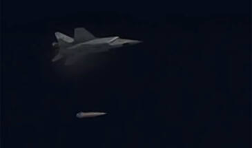 Пуск ракетного комплекса «Кинжал» с борта МиГ-31 [видео]