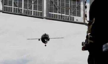 Стыковка пилотируемого Союз МС-24 с МКС [видео]