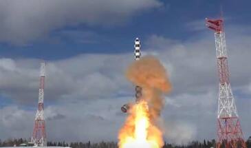 Бросковые испытания РС-28 «Сармат» на космодроме «Плесецк» [видео]