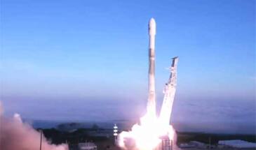 Старт Falcon 9 с новой партией спутников Iridium NEXT [видео]