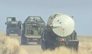 Испытание ракеты ПРО на полигоне Сары-Шаган [видео]