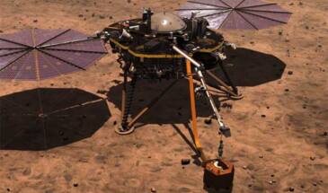 Установка первого сейсмометра на Марсе [видео]