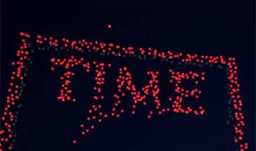 Обложка нового Time из тысячи дронов в ночном небе [видео]