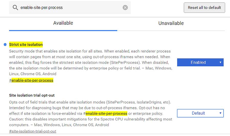 Изоляция сайтов в Chrome: как включить/выключить и куда уходит оперативка
