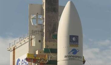 РН Ariane V успешно вывела на орбиту 4 новых спутника системы Galileo [видео]