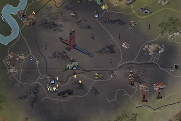 Черный титан в Fallout 76: где его искать [карта]