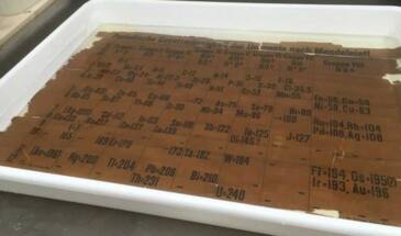 Таблицу Менделеева, отпечатанную в 1879-1886 годах, обнаружили в Шотландии