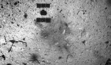 Зонд Hayabusa-2 успешно пробомбил поверхность Рюгу [видео]