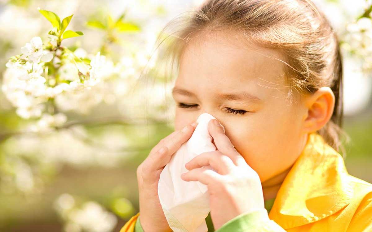 Аллергия у детей весной