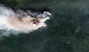 «Роскосмос» показал очаги сибирских пожаров с орбиты