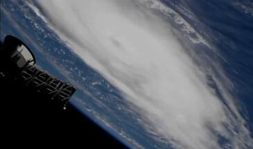 Ураган «Дориан» над Атлантикой — видео с орбиты