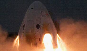 SpaceX провела огневое испытание системы эвакуации Crew Dragon