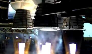 Очередные огневые испытания лунной SLS [видео]